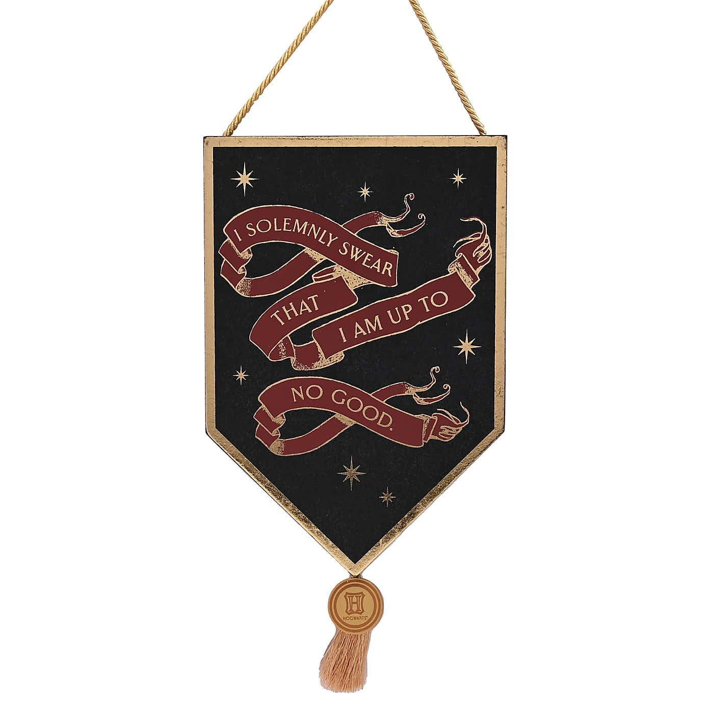 Harry Potter I Solemnly Swear Hanging Plaque