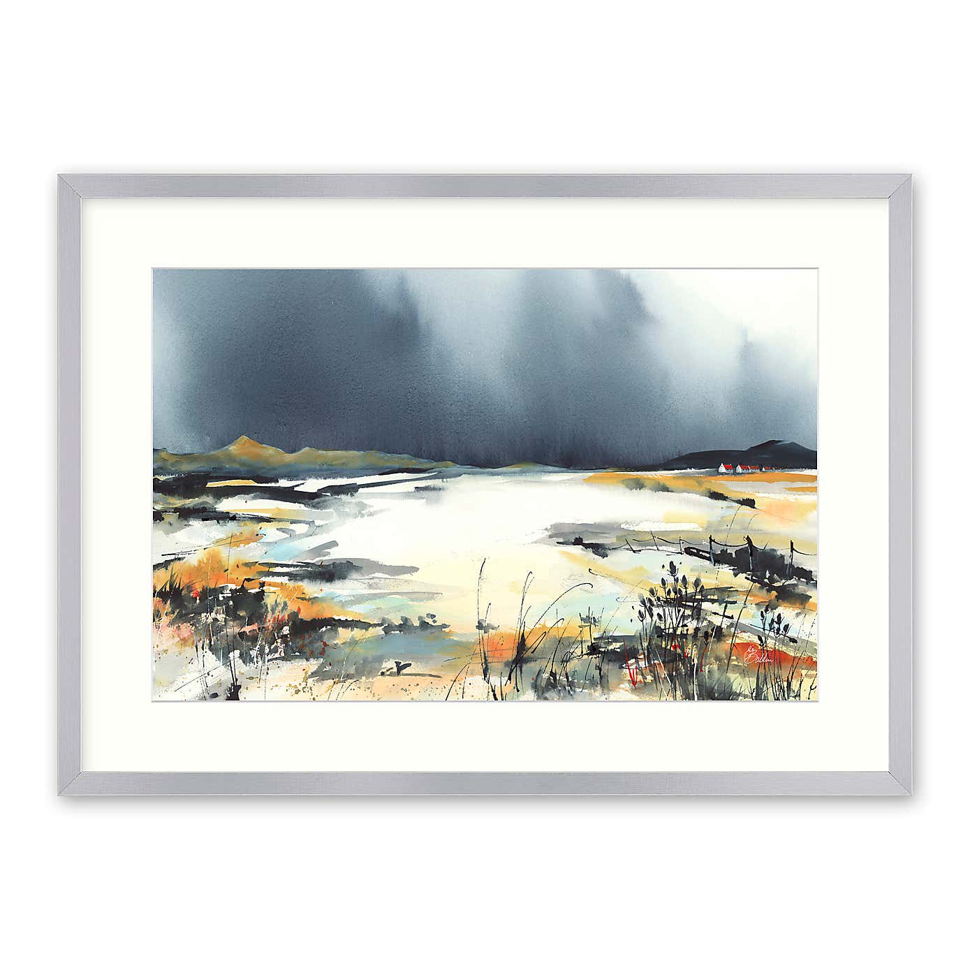 Across To Arran by Elizabeth Baldin Framed Print