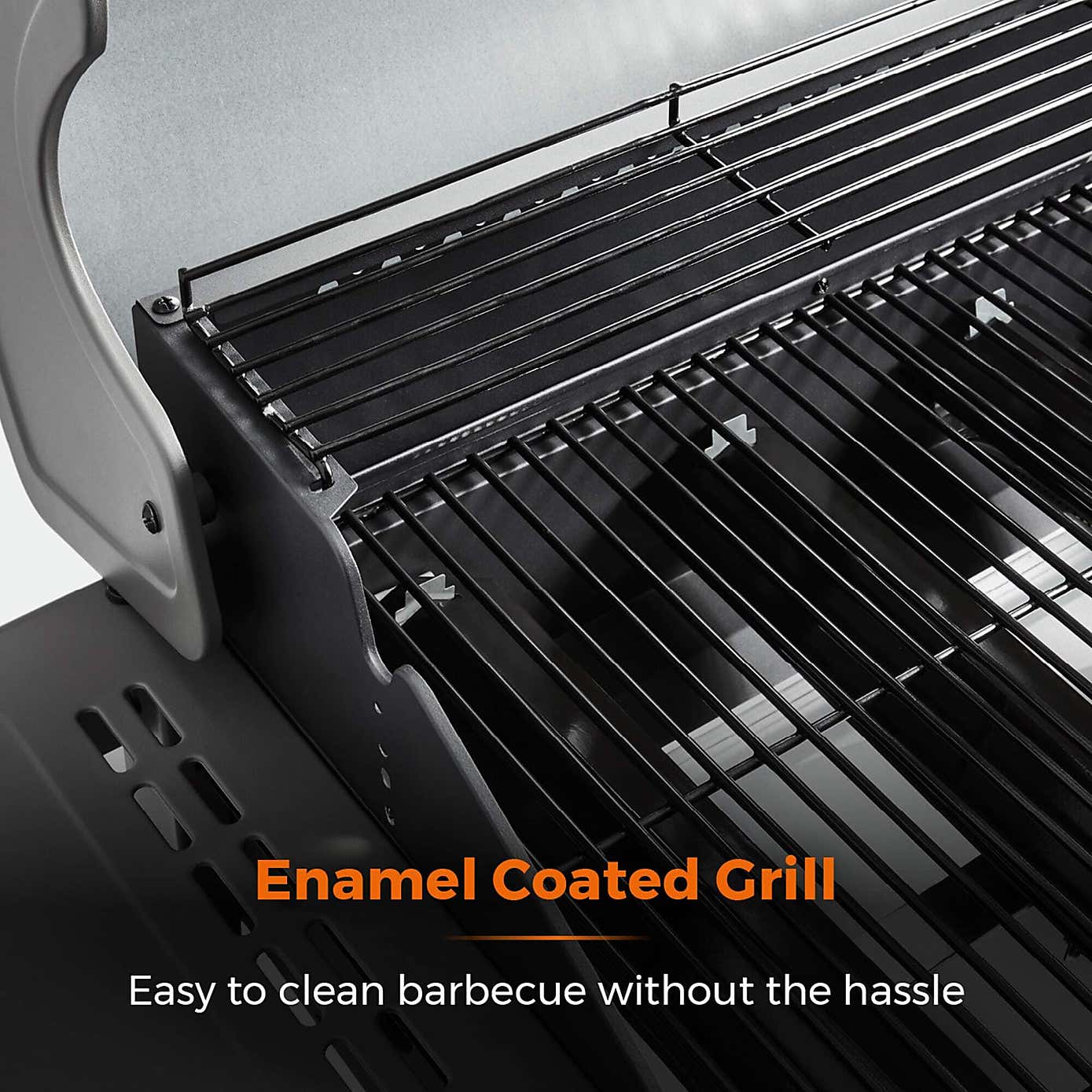 Tower Stealth 2000 Two Burner Gas BBQ, Black Steel