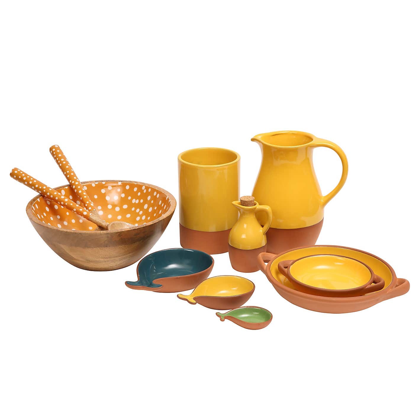 Dexam Sintra Large Glazed Terracotta Tapas Dish