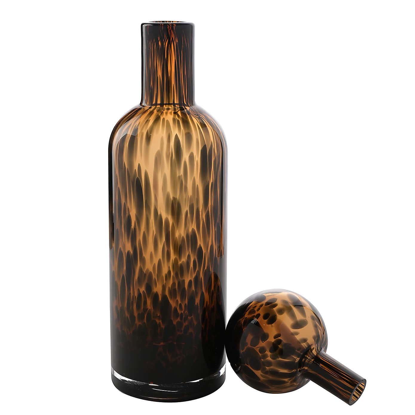 Hestia Tall Glass Bottle Shaped Ornament