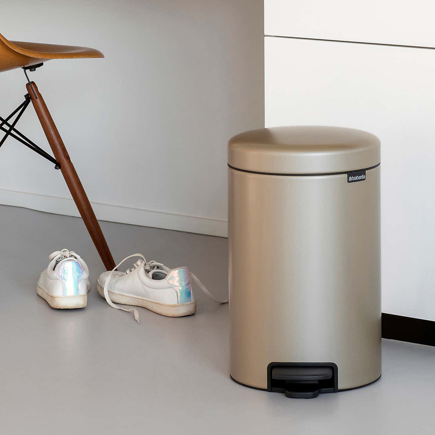 Newlcon Champagne 12 Litre Pedal Bin