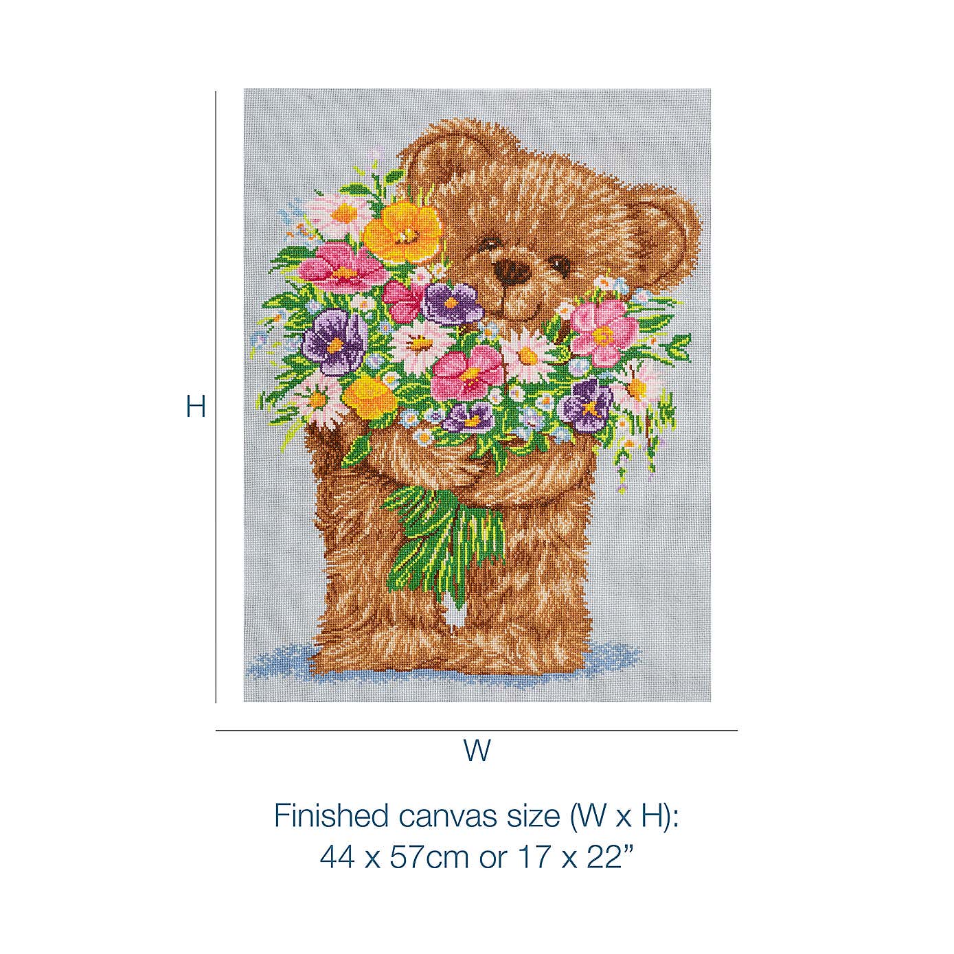 Cross Stitch Extra Large Teddy