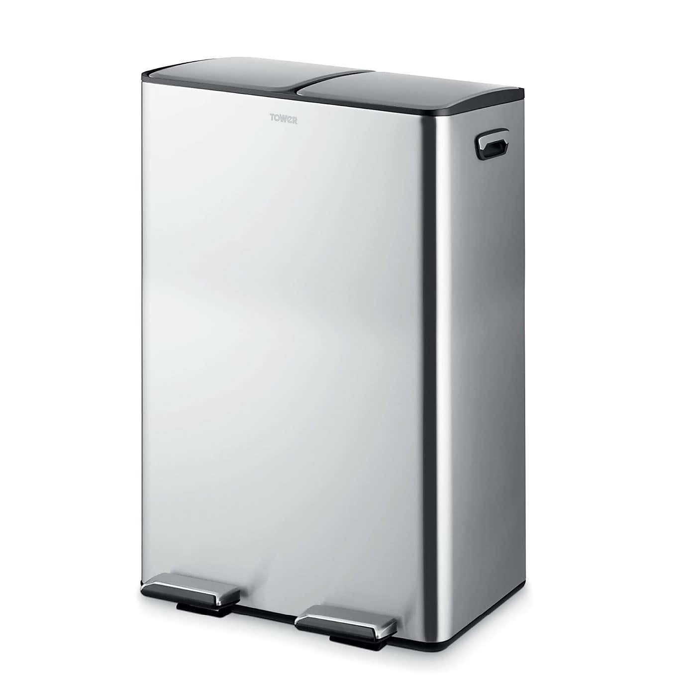 Tower 60L Recycling Pedal Bin