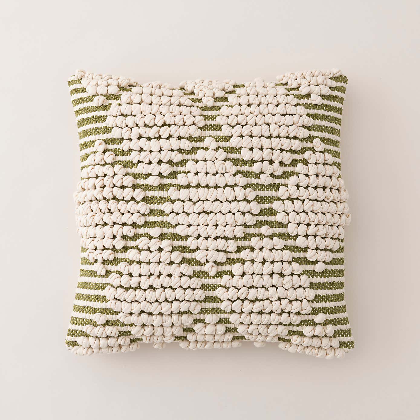 Jersey Bobble Diamond Square Cushion