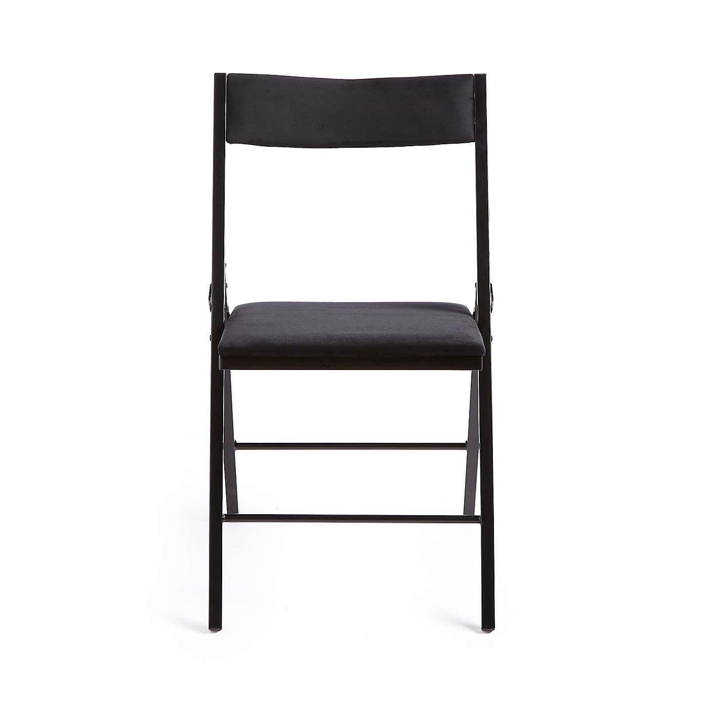 Emily Velvet Folding Chair
