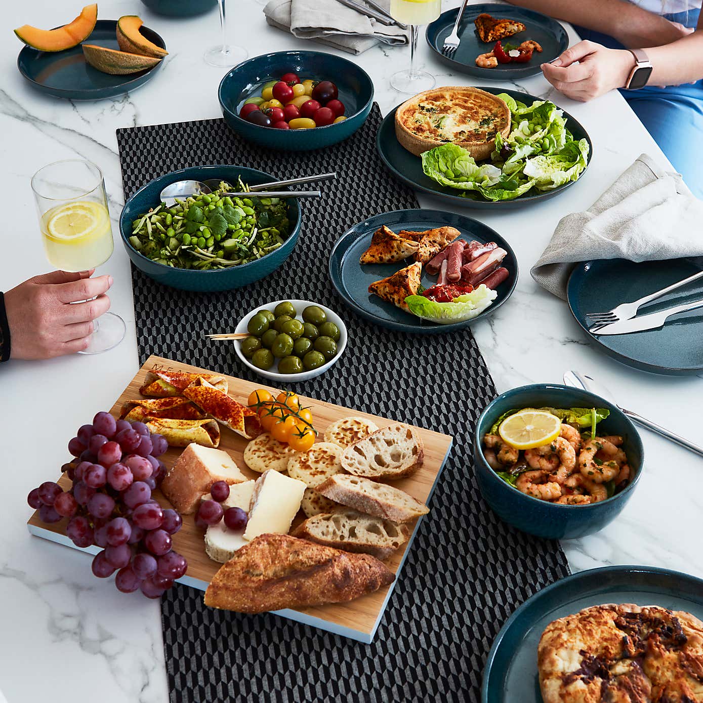 Geometric Table Runner