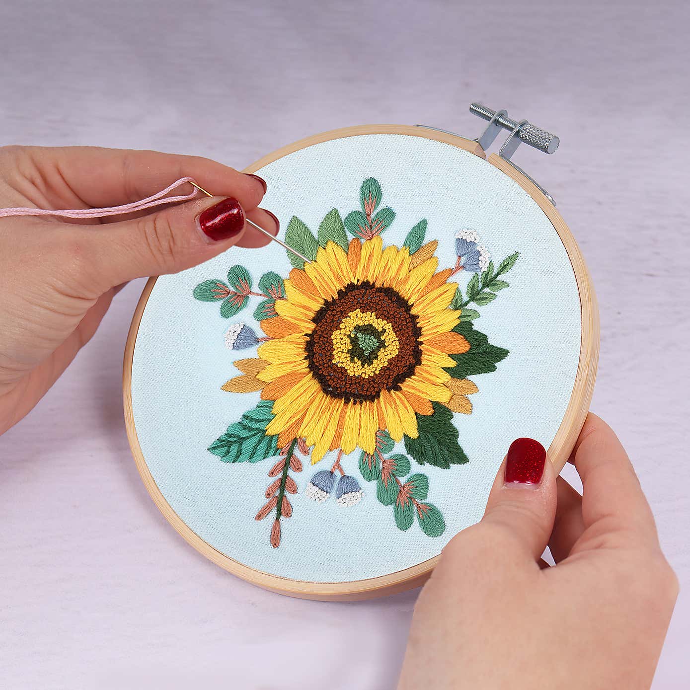 Embroidery Kit Sunflower