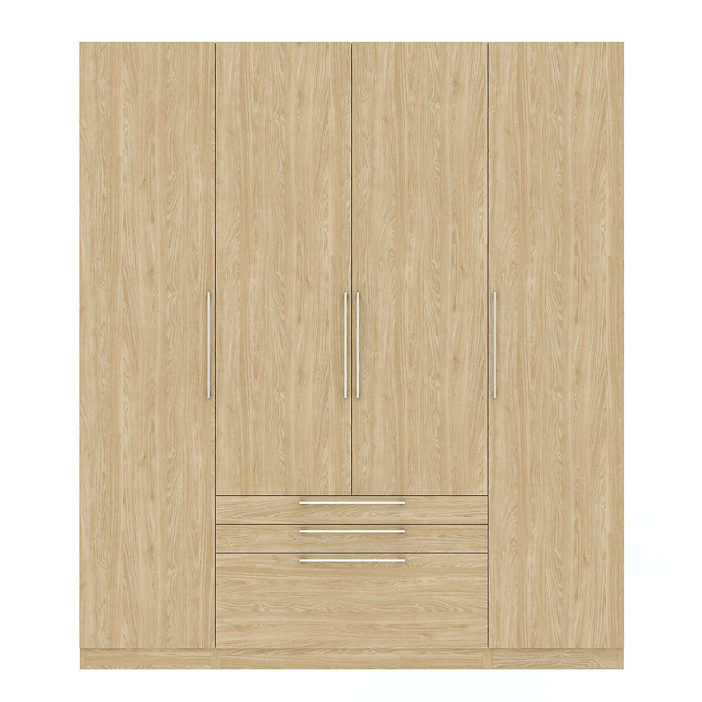 Foster 4 Door 3 Drawer Wardrobe