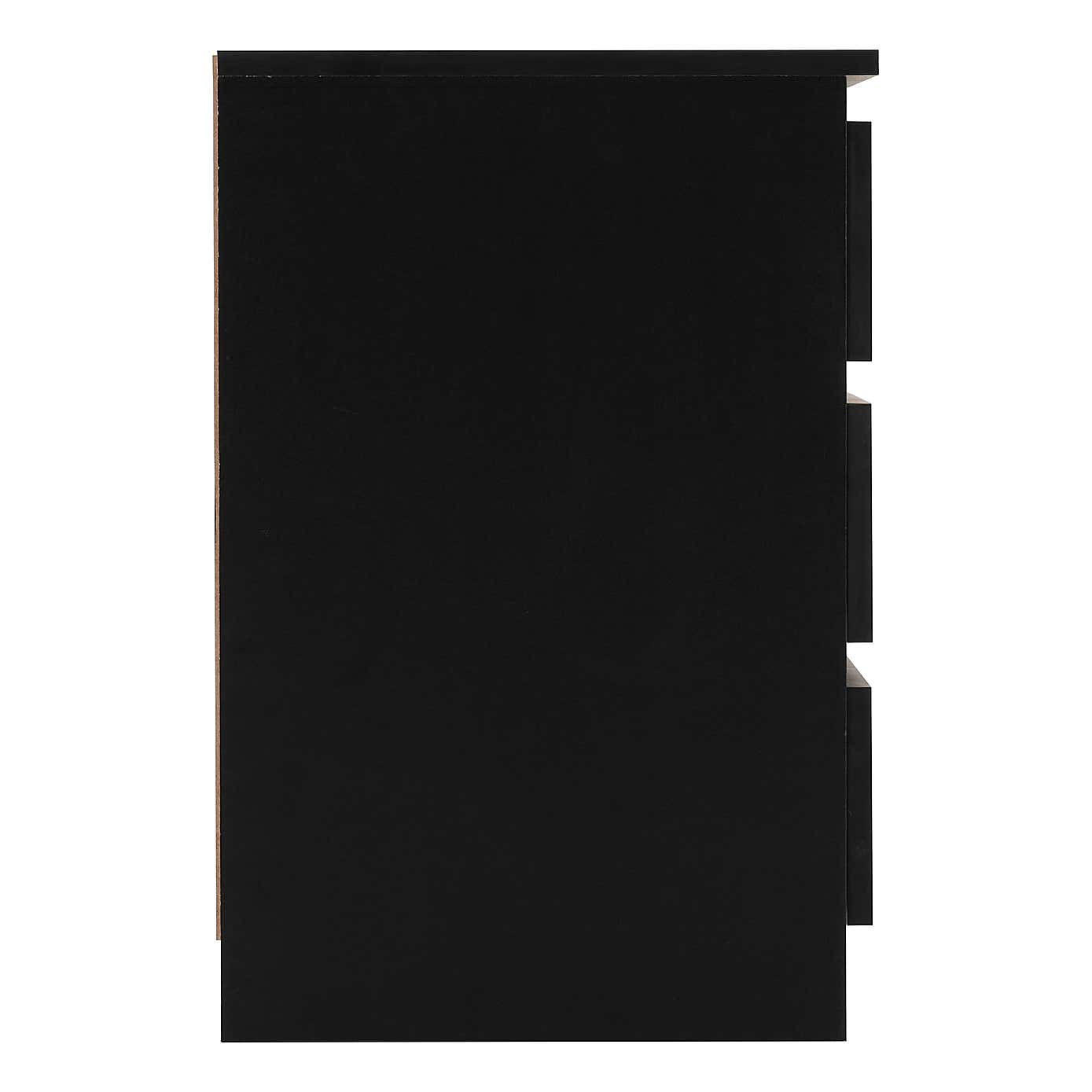 Malvern 3 Drawer Bedside Table