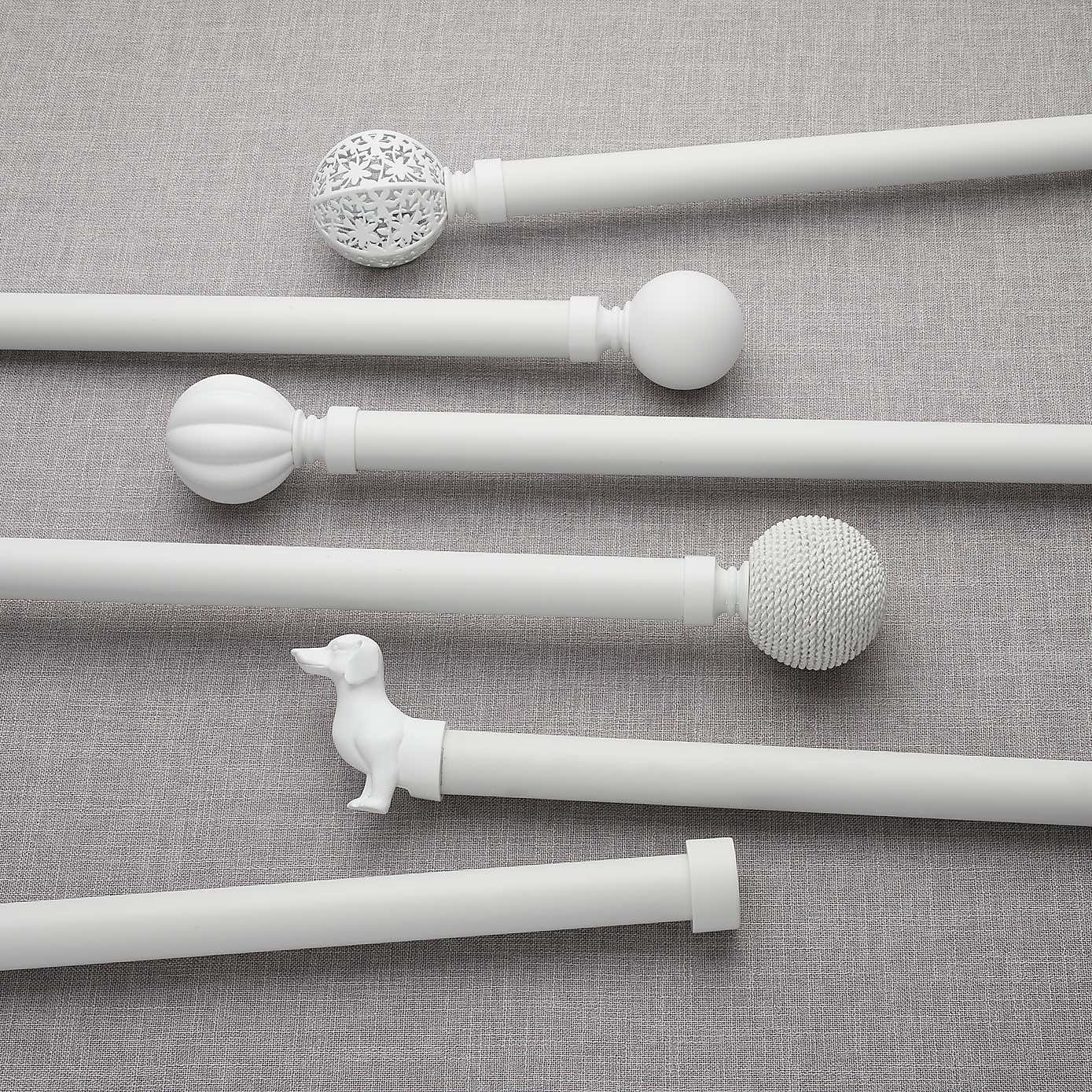 Mix and Match White Stud Finials