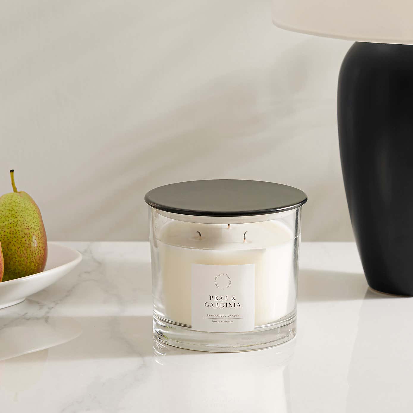 Pear and Gardenia Multi Wick Candle