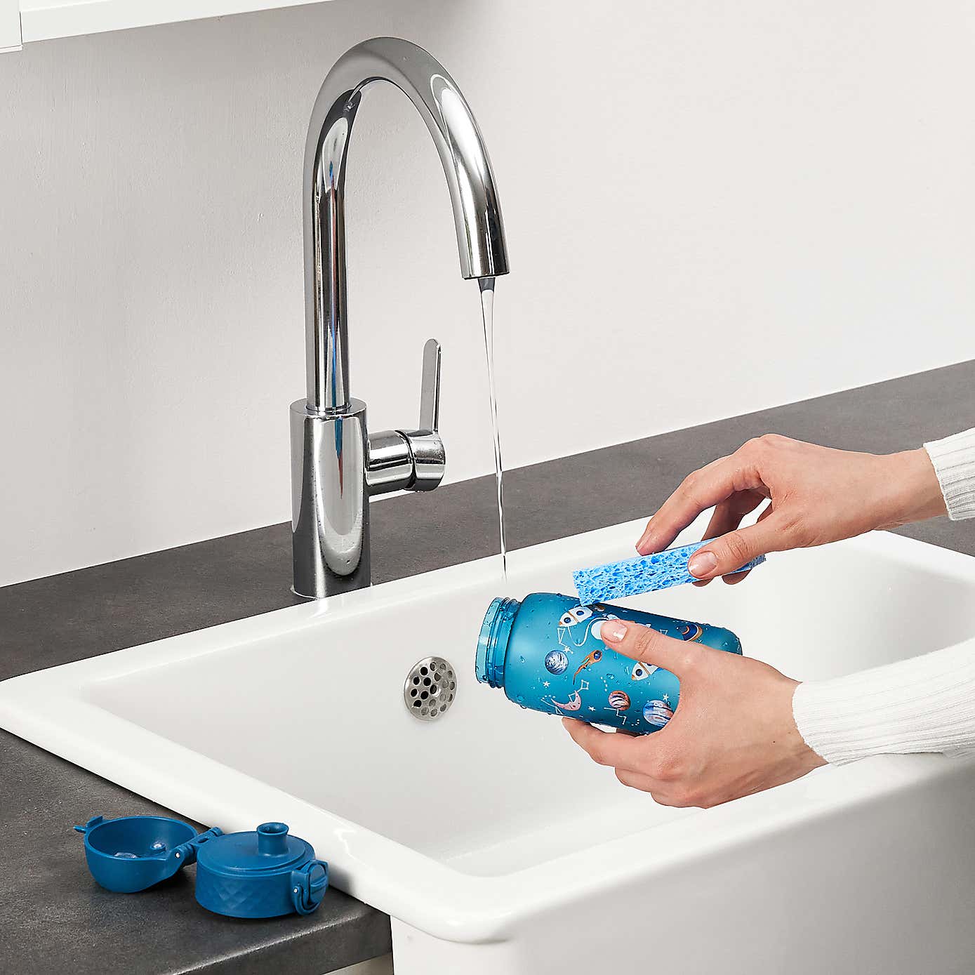 Ion8 Leak Proof Kids Space Water Bottle, 350ml