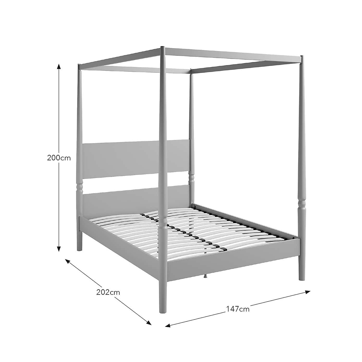 Pip 4 Poster Wooden Bed Frame