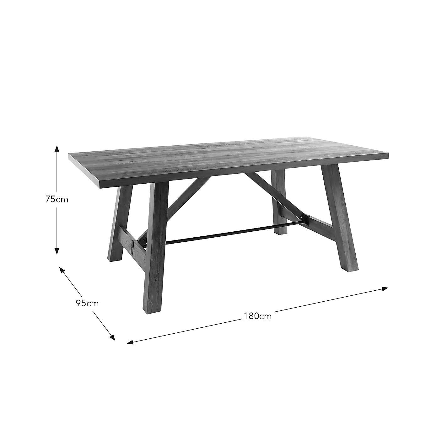 Fulton Trestle Table & Bench Set
