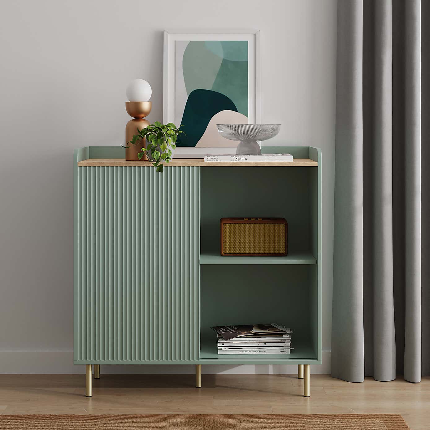 Georgi Small Sideboard Black