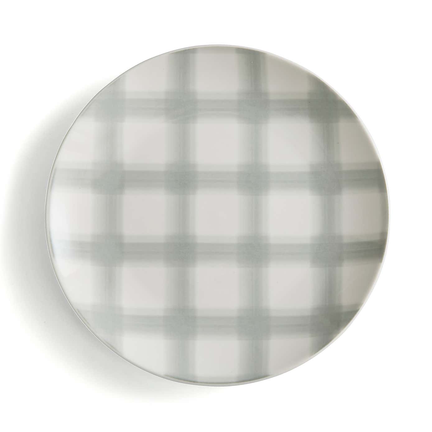 Sage Check Side Plate
