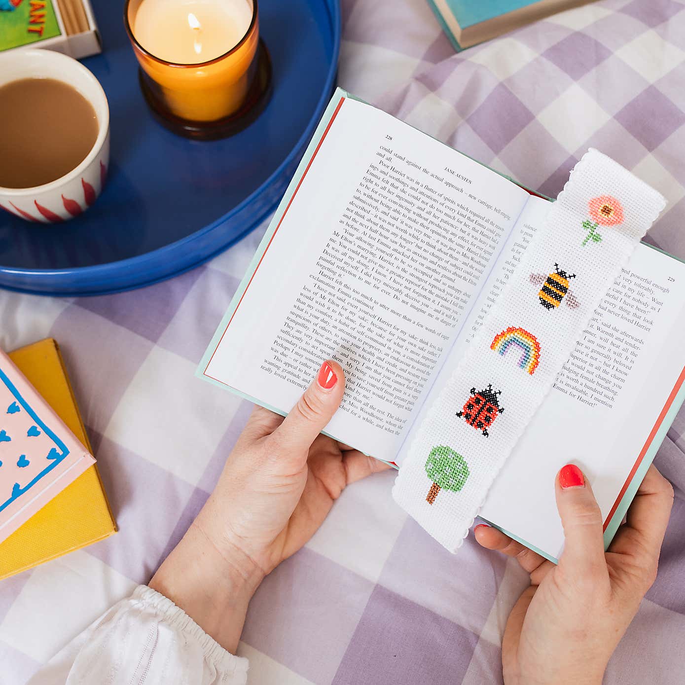 Cotton Clara Nature Bookmark Cross Stitch Kit