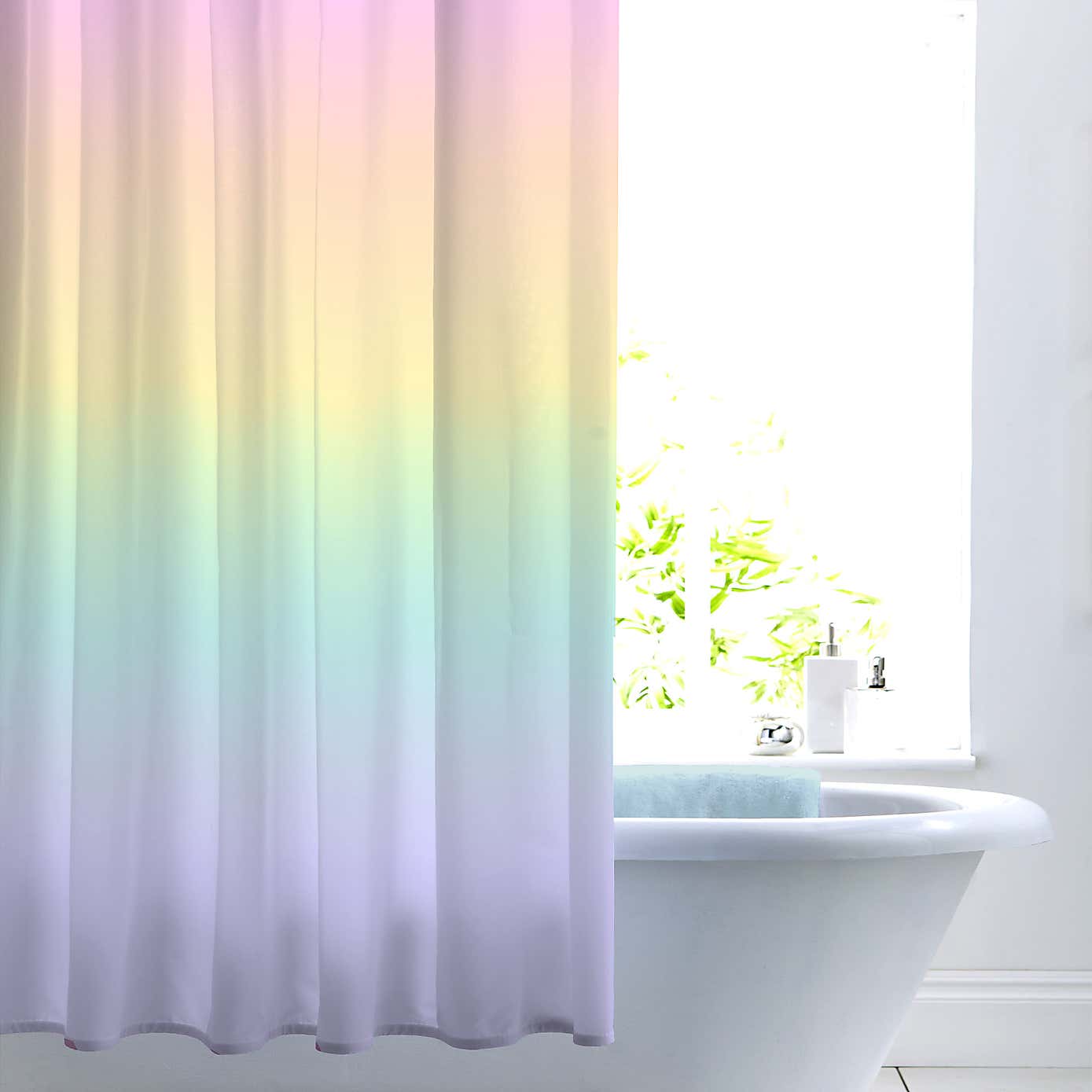 Pastel Ombre Shower Curtain