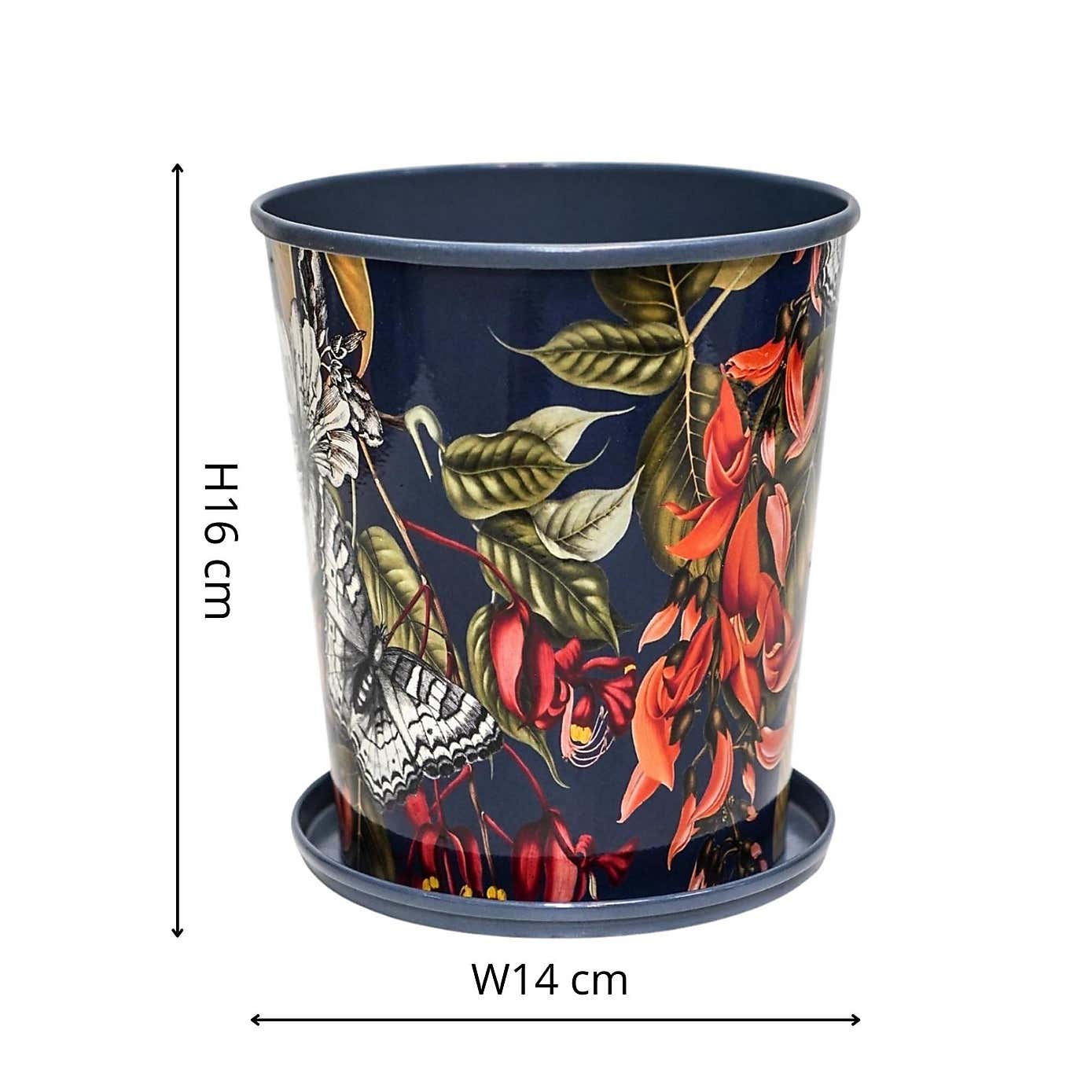 Kew Temperate House Planter With Saucer