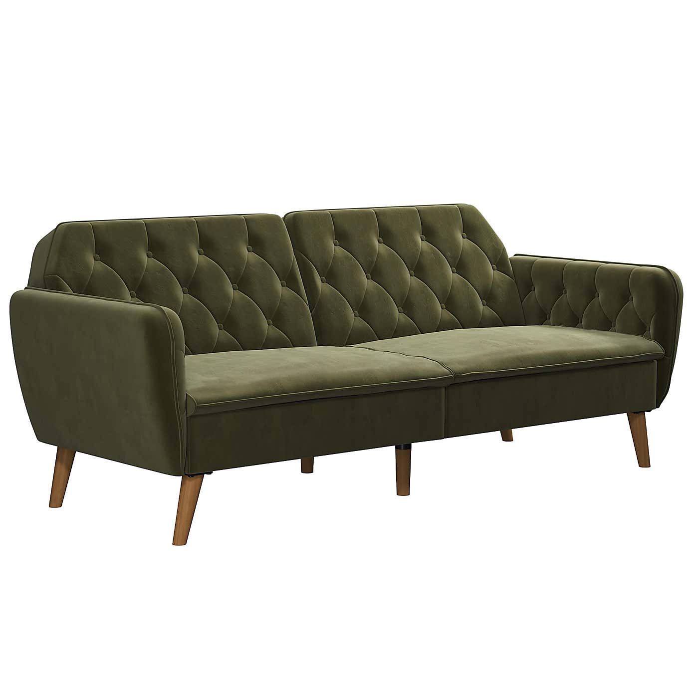 Tallulah Velvet Memory Foam Futon