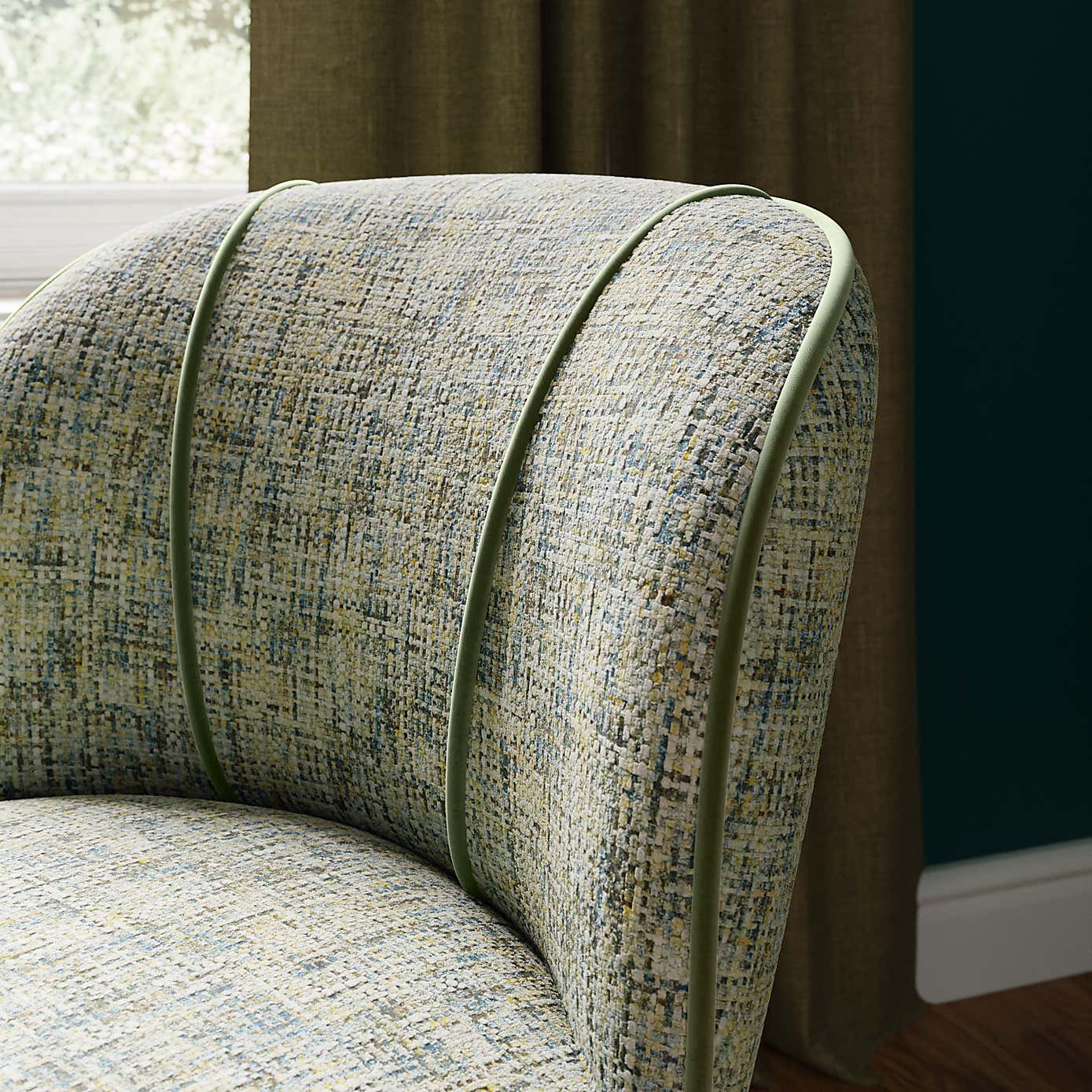 Elsie Multi Chenille Cocktail Chair