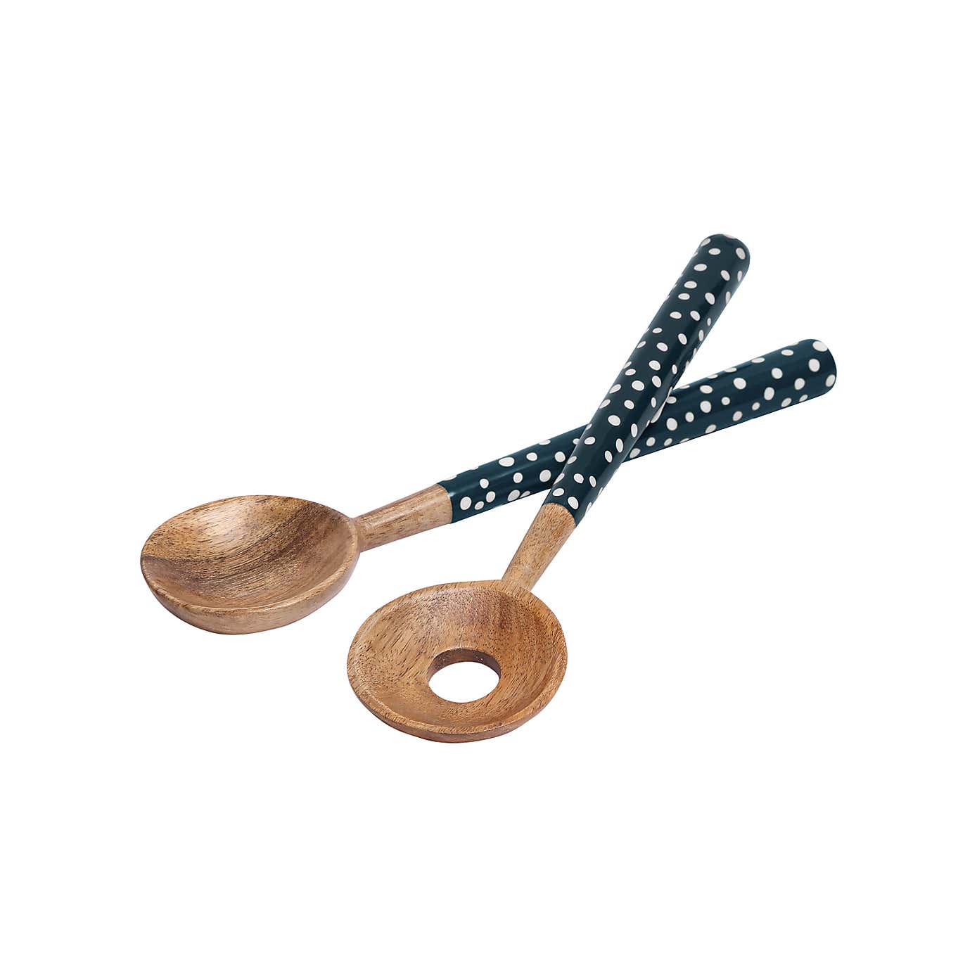 Dexam Sintra Mango Wood Spotted Salad Servers