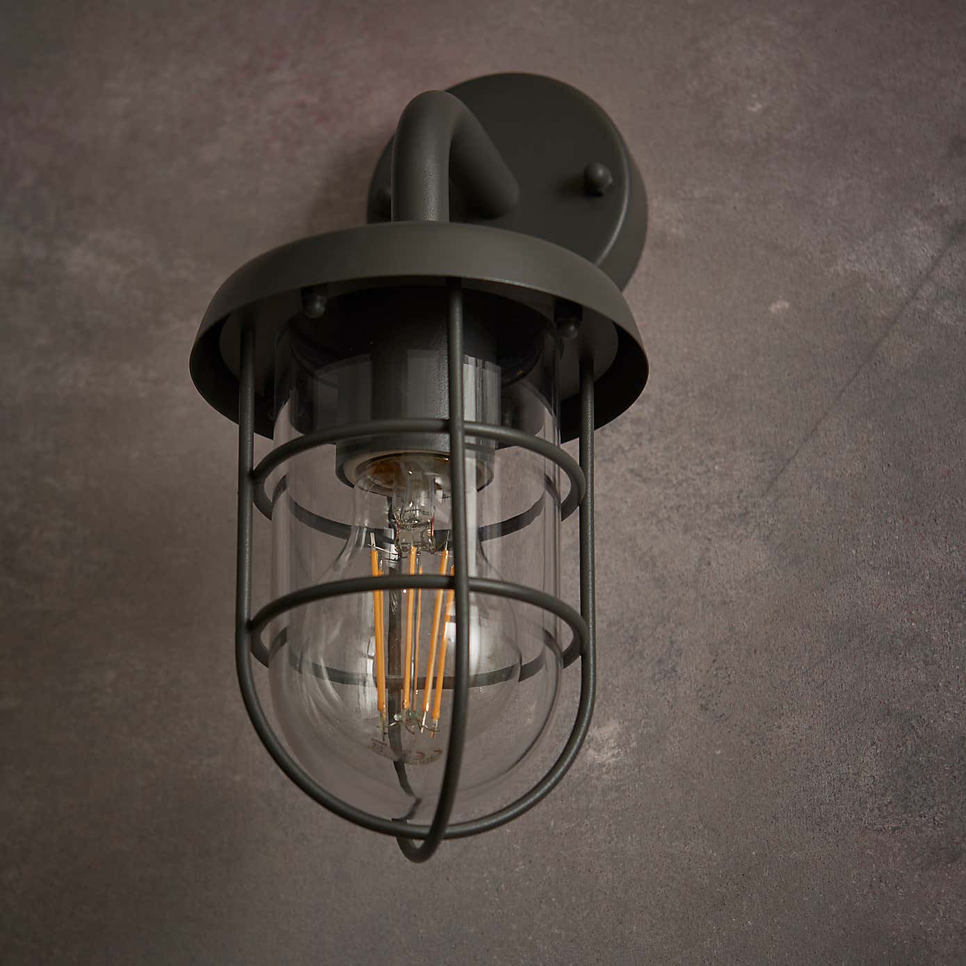 Barker Industrial Outdoor Wall Light
