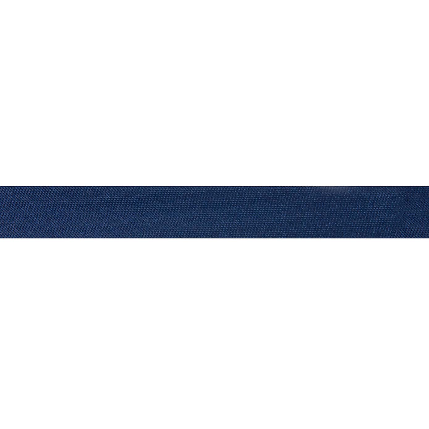 Navy Satin Bias Binding