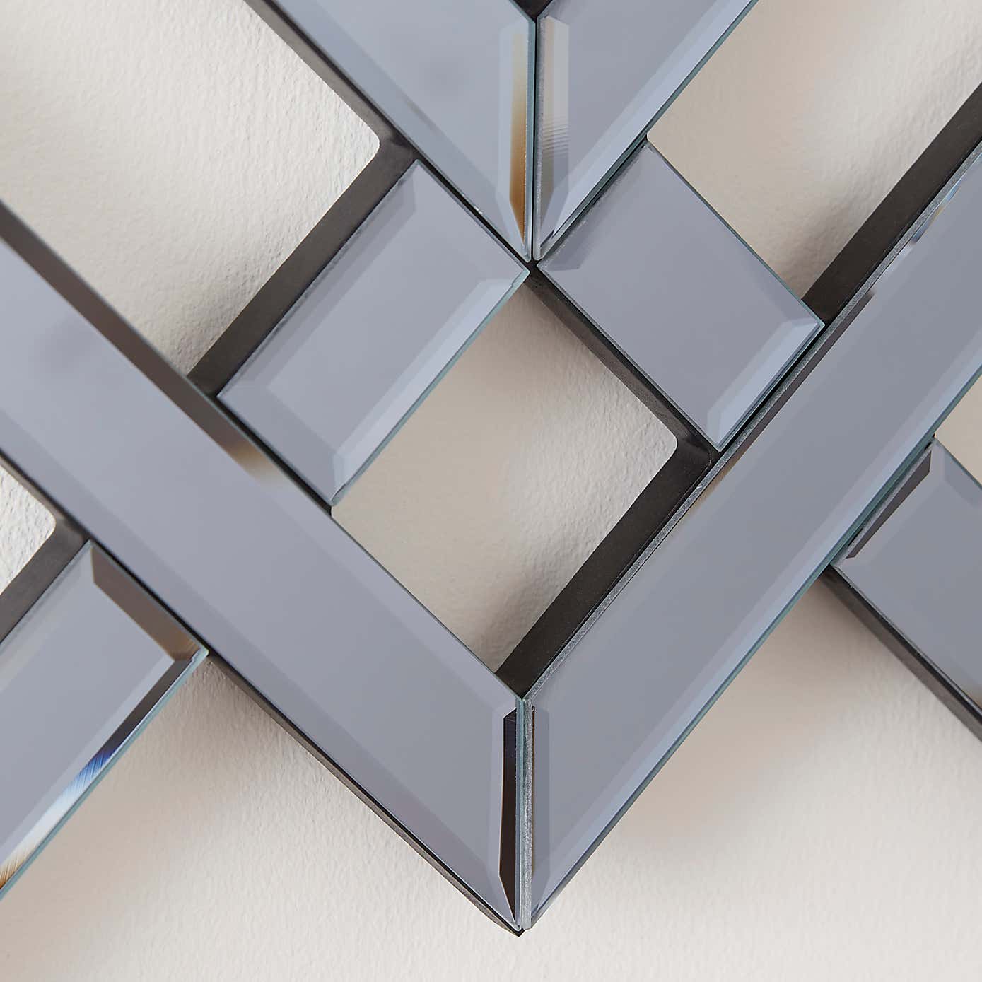 Diamond Luxe Smoked Wall Art 70x40cm