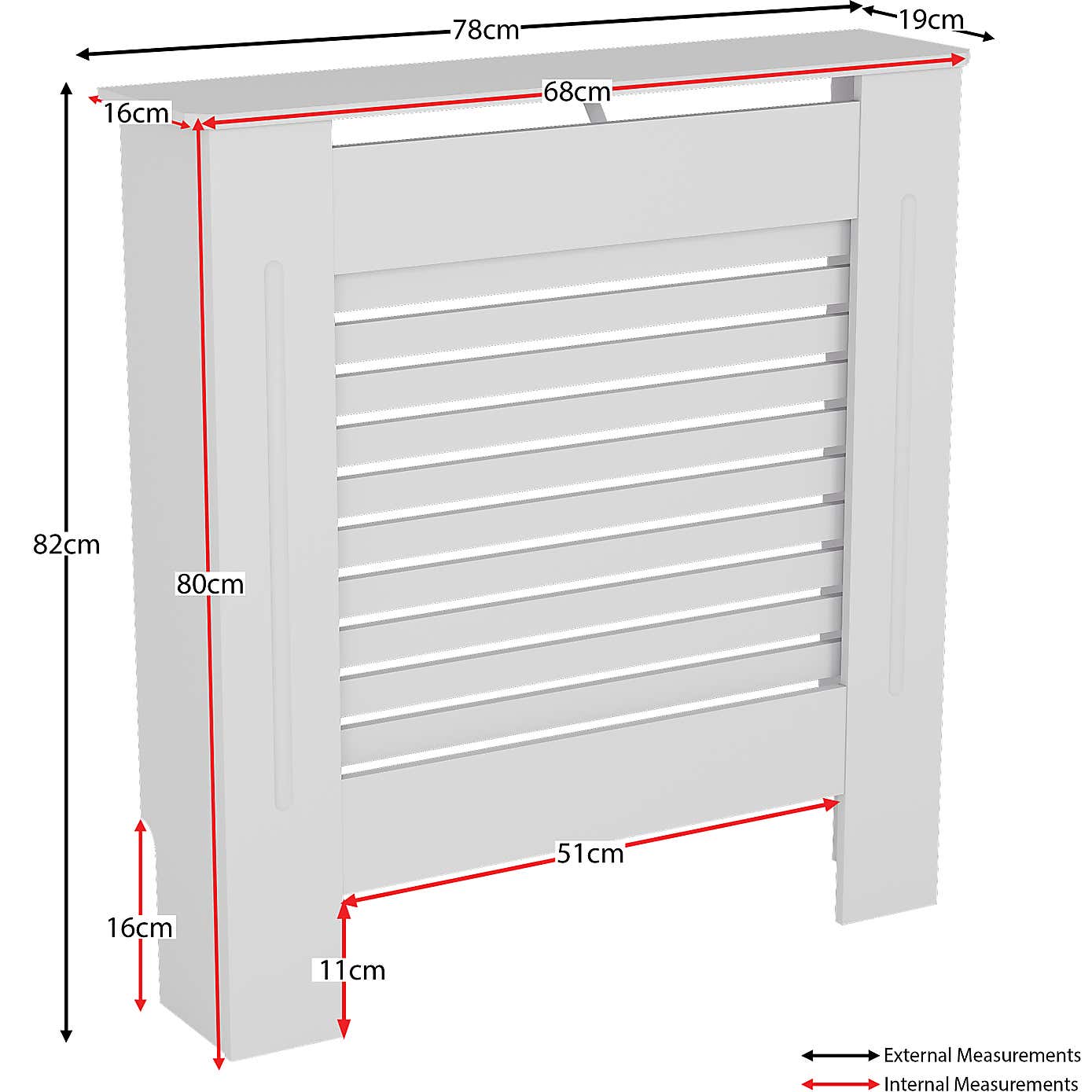 Vida Designs Milton Radiator Cover