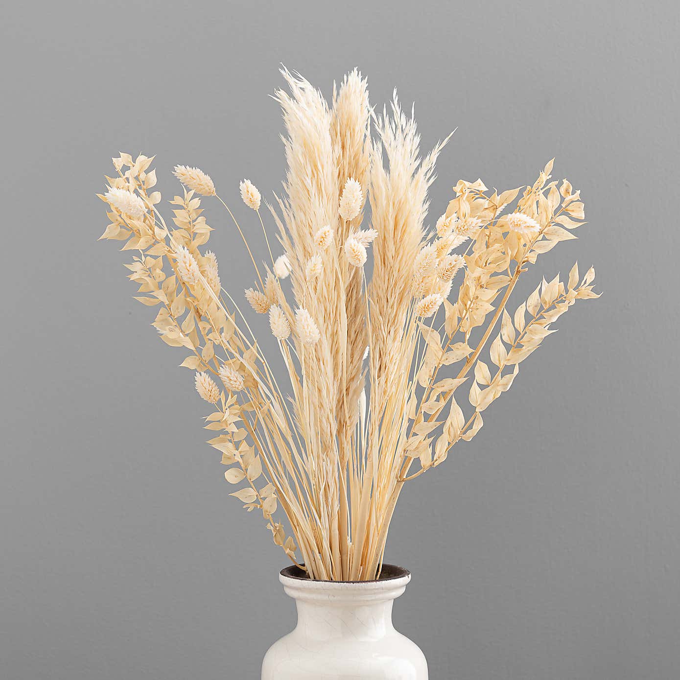 Dried Wheat and Grass Bouquet