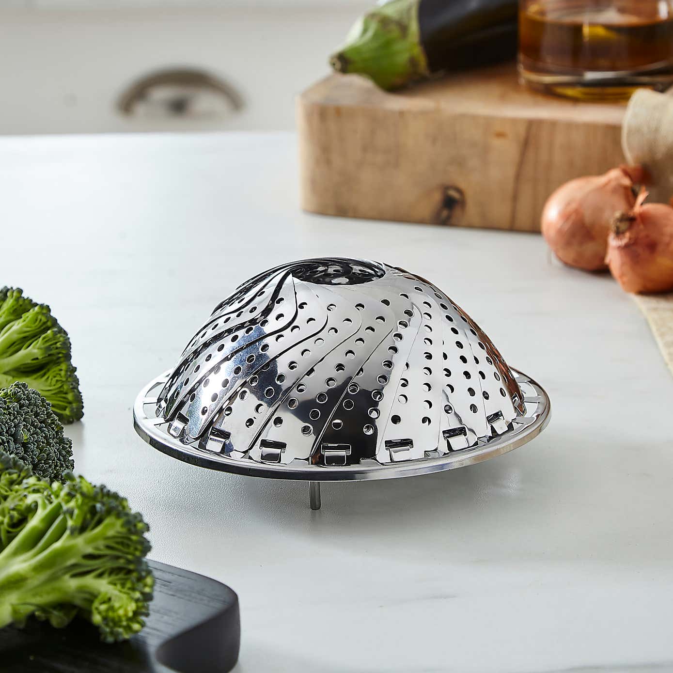 Essentials Stainless Steel Steamer