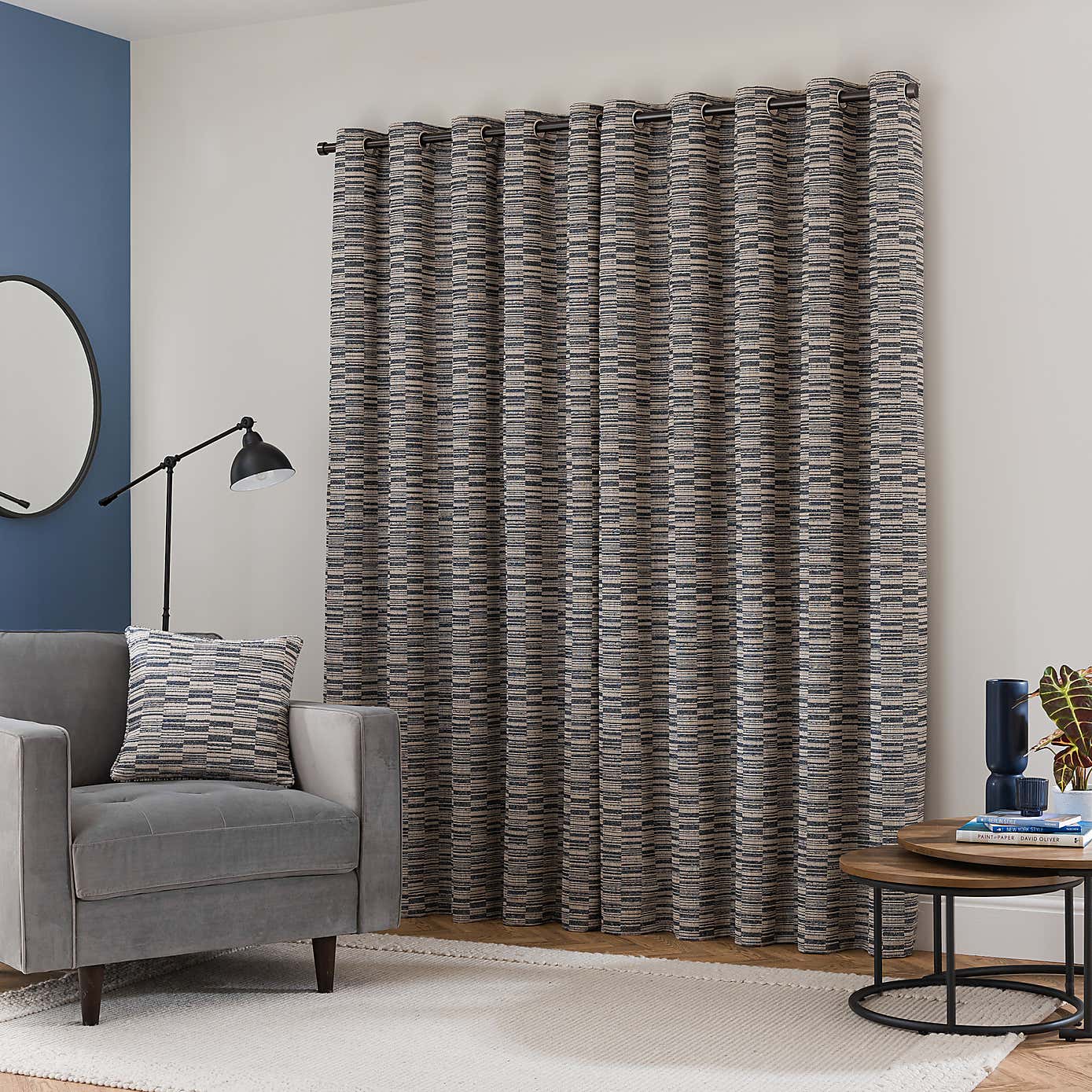 Roscoe Woven Eyelet Curtain