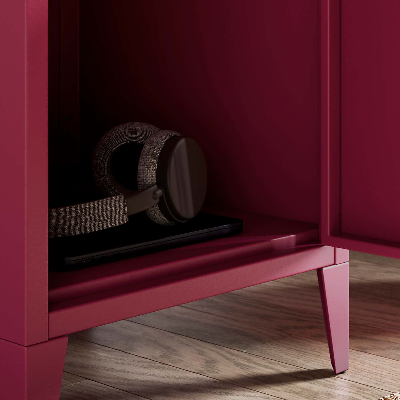 Helga Metal Bedside Table