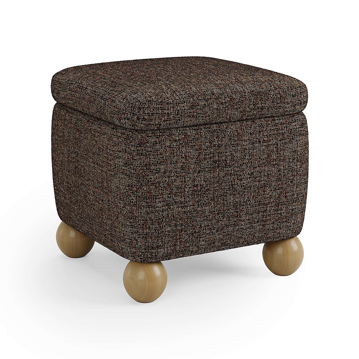 Nylah Luxe Boucle Storage Footstool
