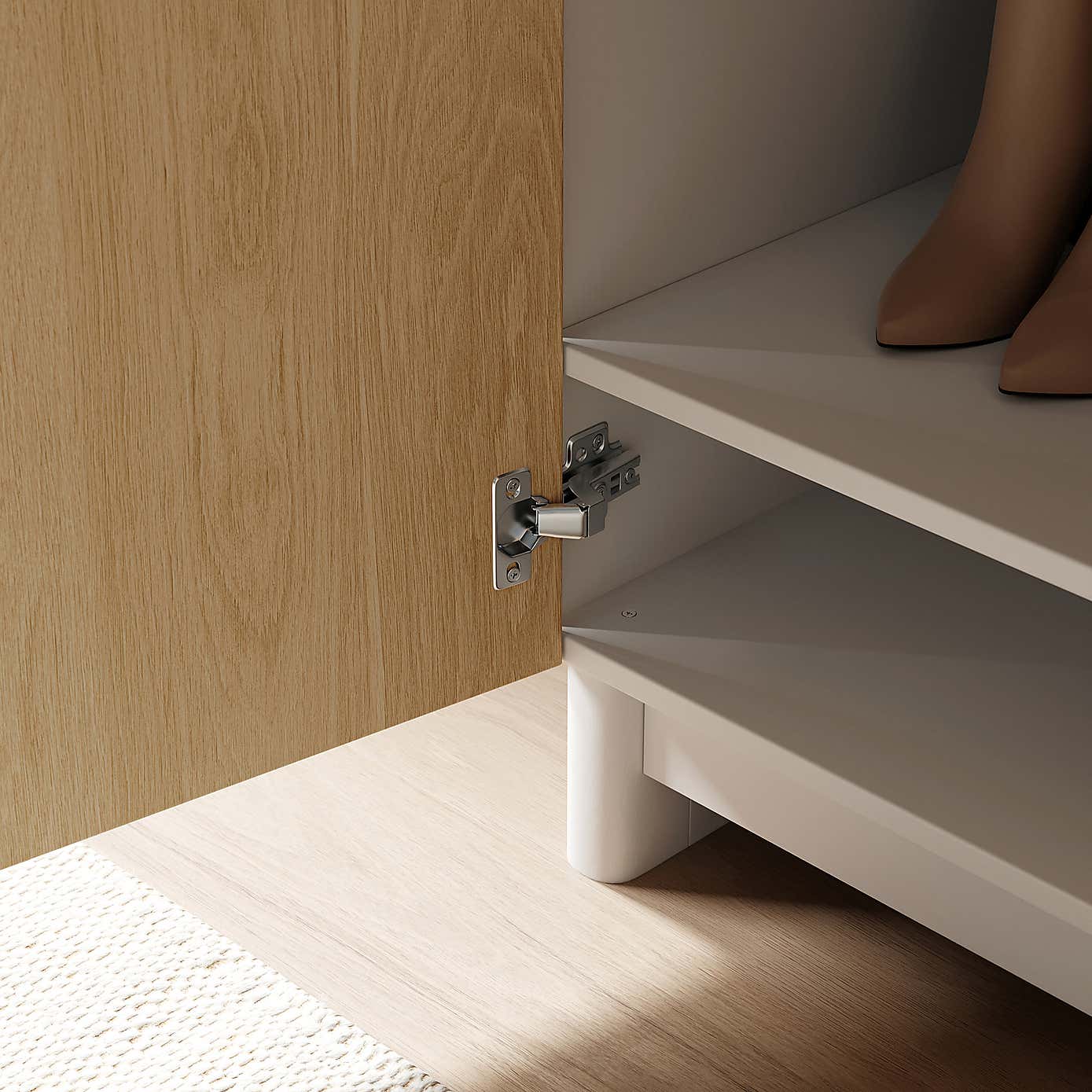 Maeva Double Wardrobe, Light Oak Effect