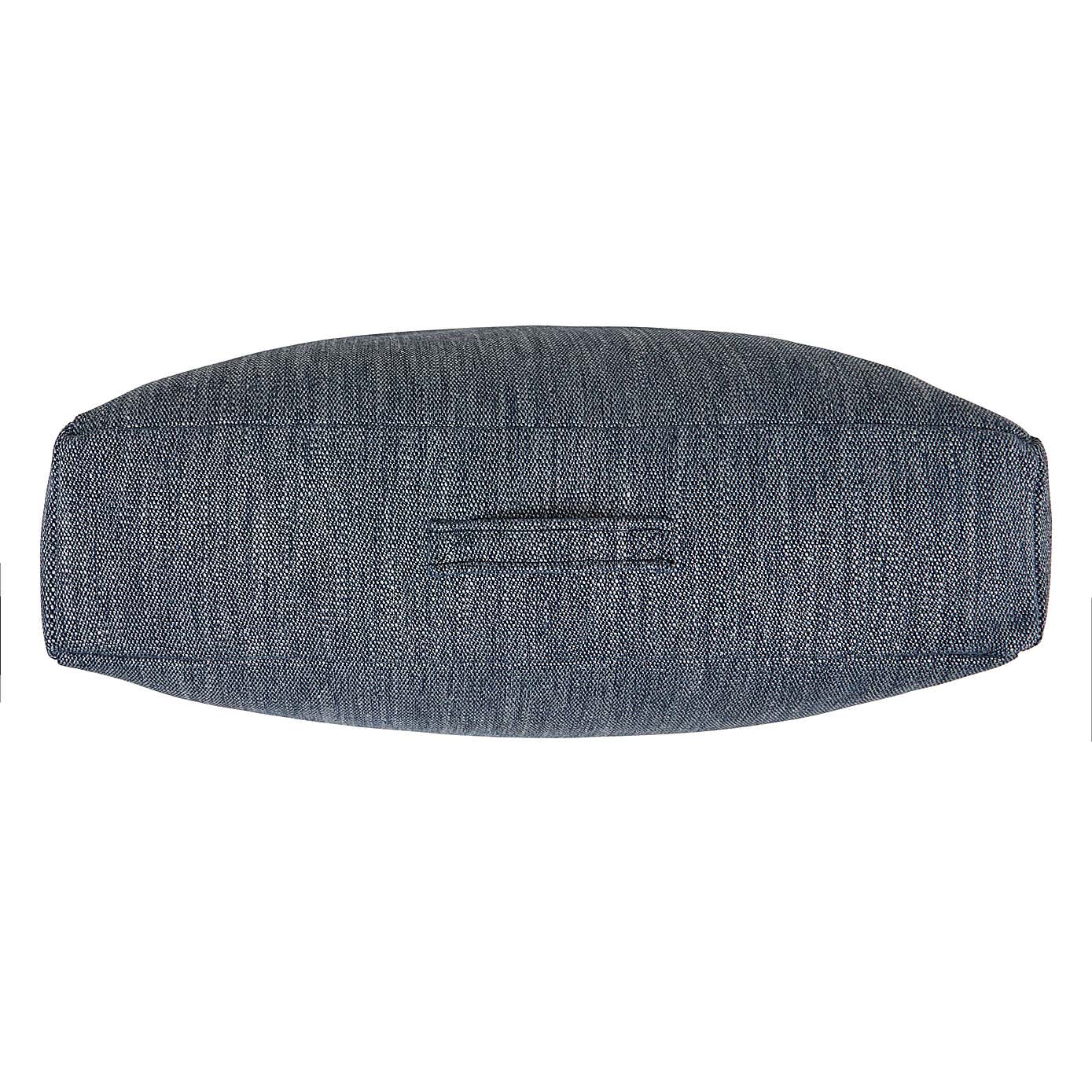 Casual Slub Denim Floor Cushion