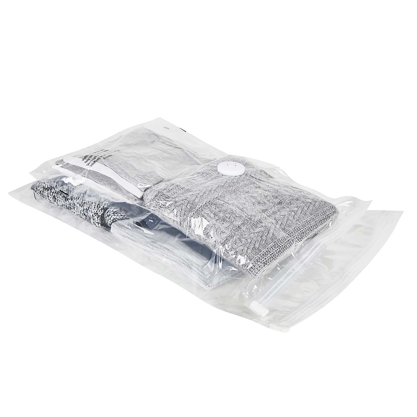 Set of 2 Medium and Small Vacuum Storage Bags