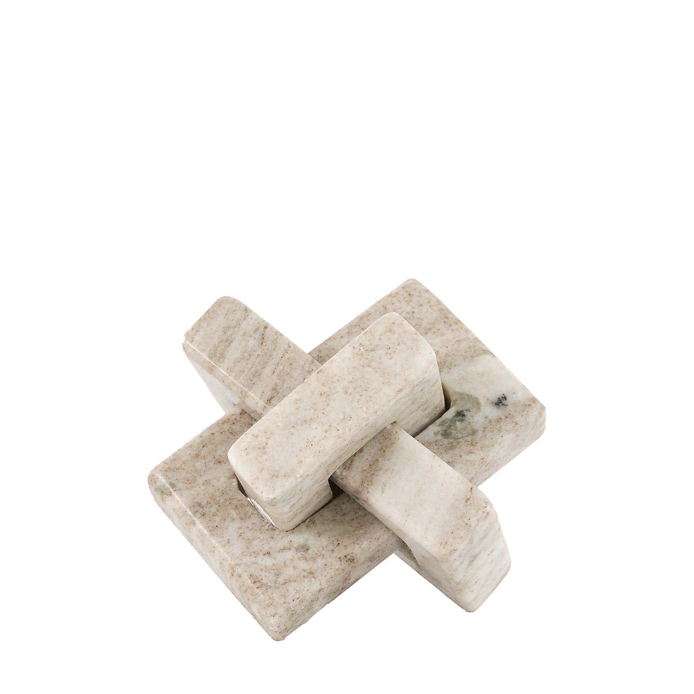 Amadora Marble Square Link Ornament
