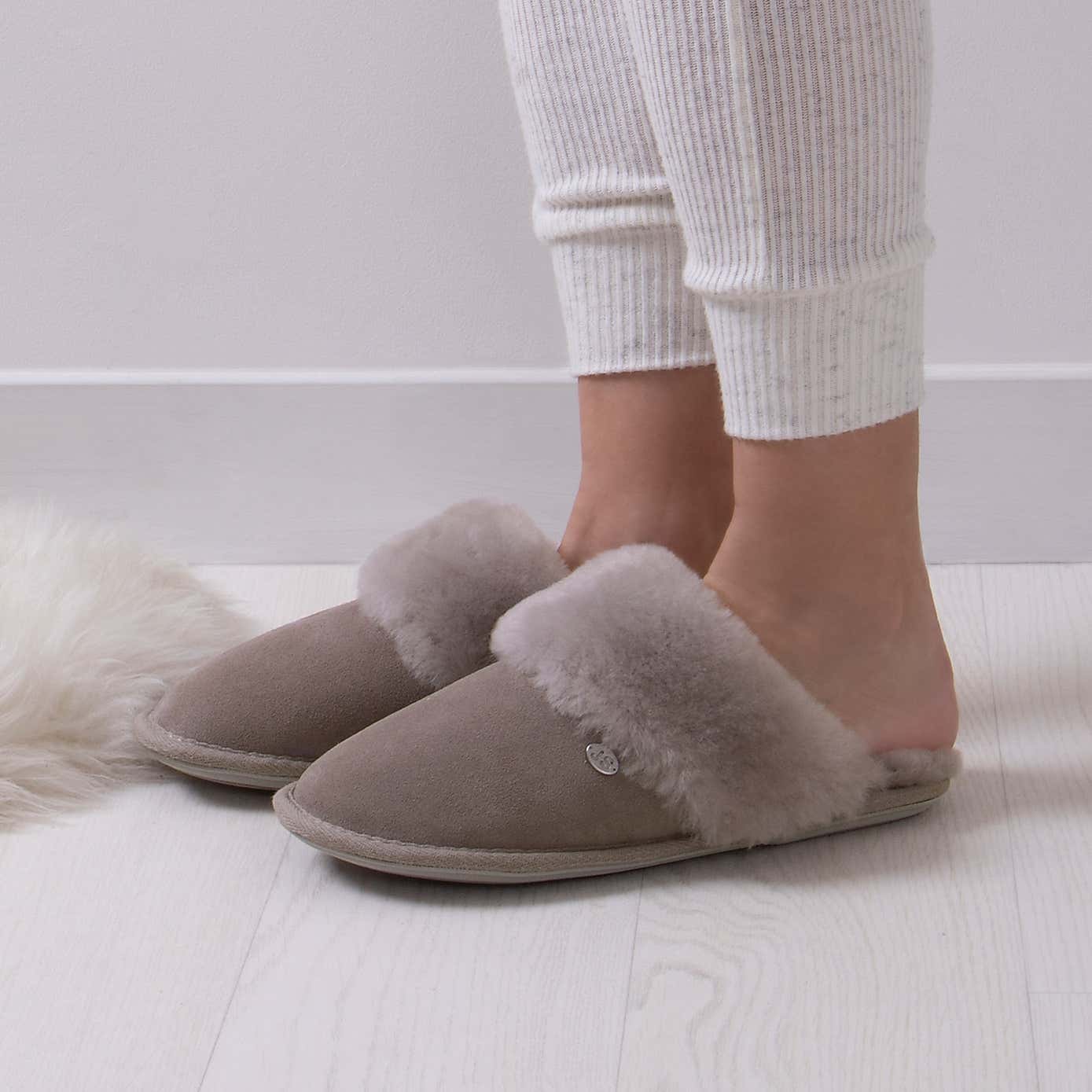 Just Sheepskin Duchess Sheepskin Ladies Slippers
