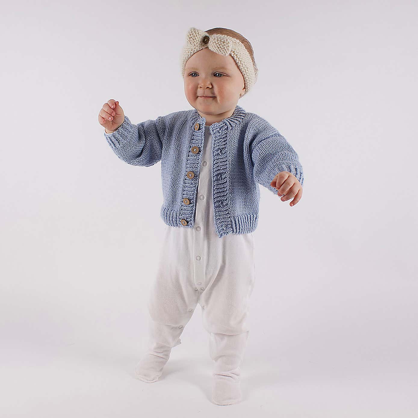 Wool Couture Baby Cardigan Knitting Kit