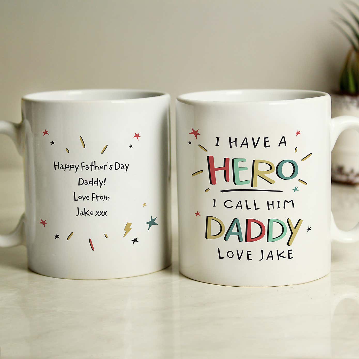 Personalised I Have A Hero Mug