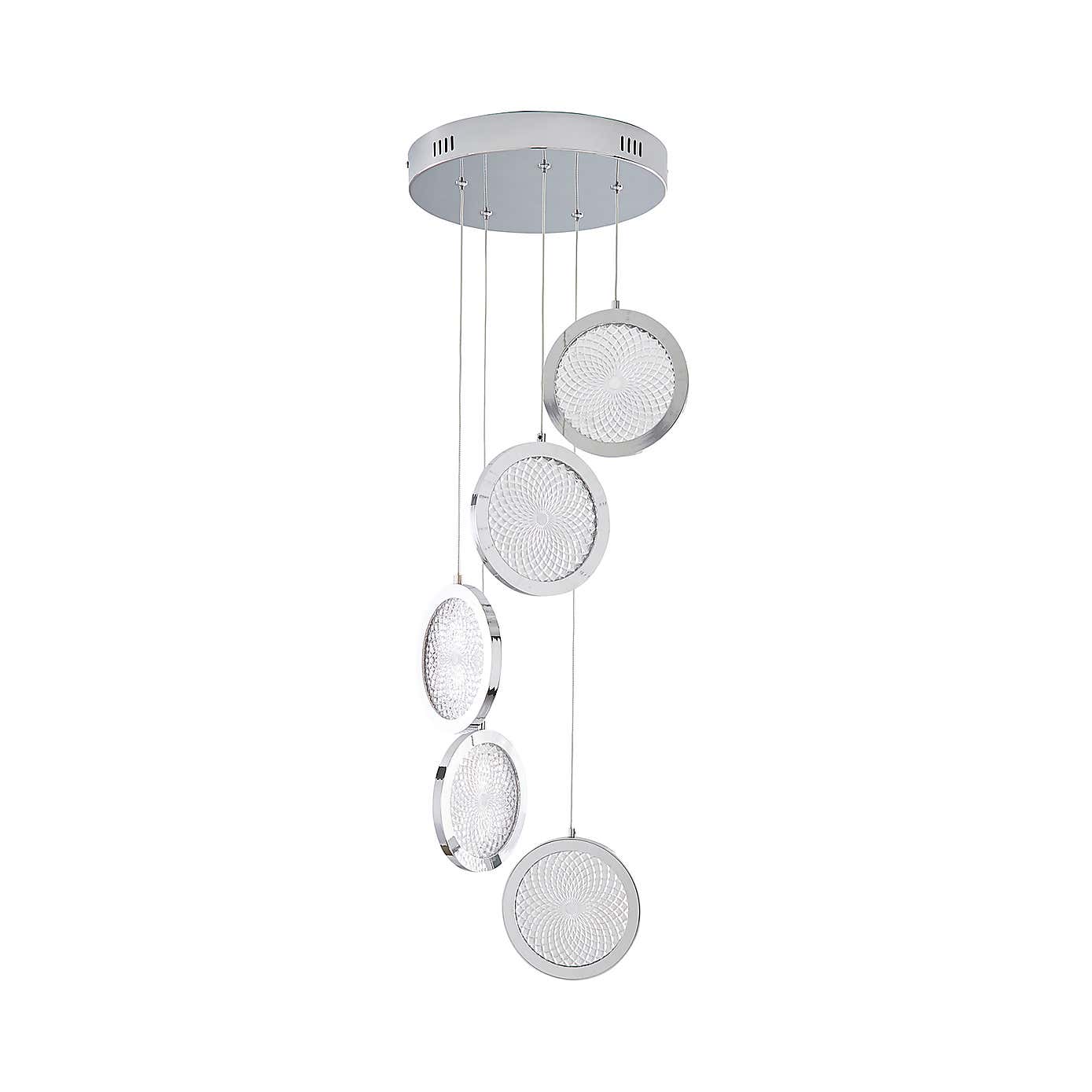Cora Cluster Disc 5 Light Ceiling Fitting