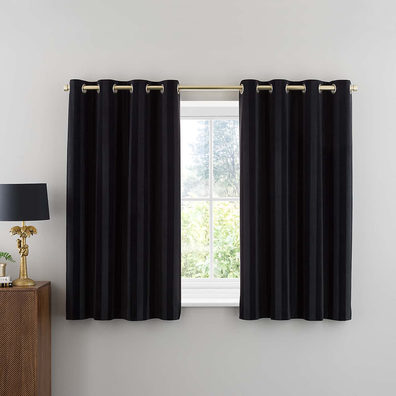 Milford Stripe Eyelet Curtains
