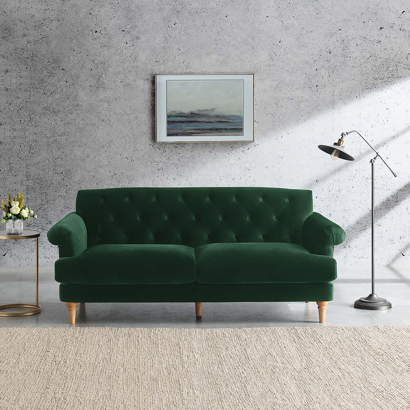 Jazz Velvet 3 Seater Sofa