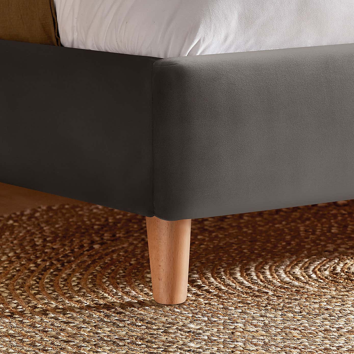 Silentnight Evana Bed Frame, Velvet