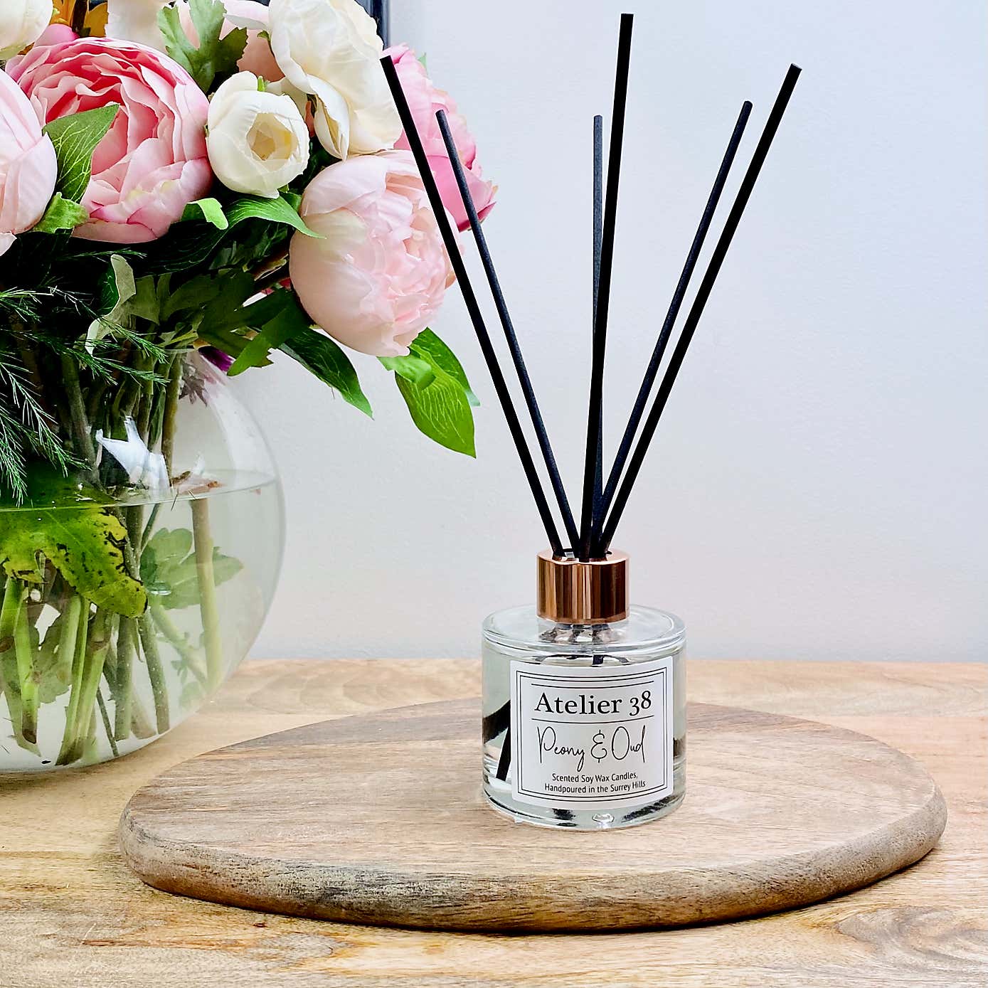 Atelier 38 Peony & Oud Reed Diffuser