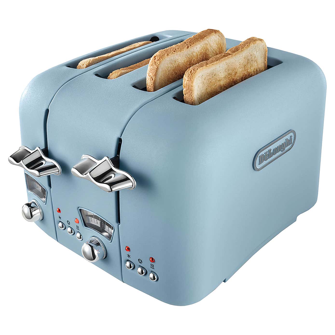Delonghi 4 Slice Argento Toaster