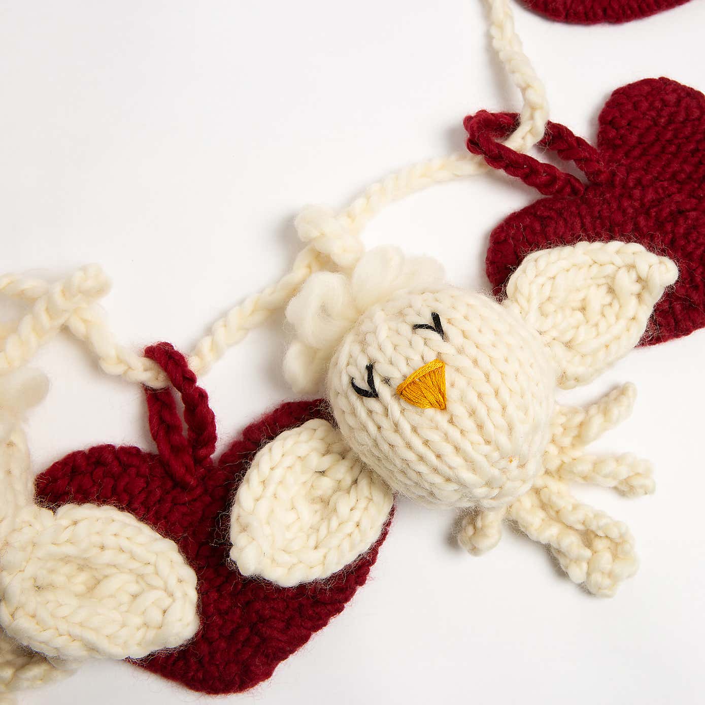 Wool Couture Valentine's Garland Ruby Knit Kit